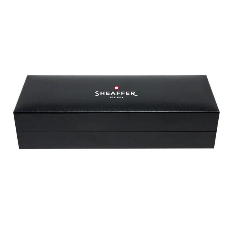 Писалка Sheaffer - 100 Matte Nickel Cap and Barrel, черна