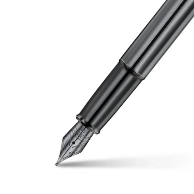 Писалка Sheaffer 100 - Shiny Dark Grey Gun Metal with PVD Trims, размер M