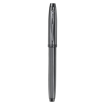 Писалка Sheaffer 100 - Shiny Dark Grey Gun Metal with PVD Trims, размер M