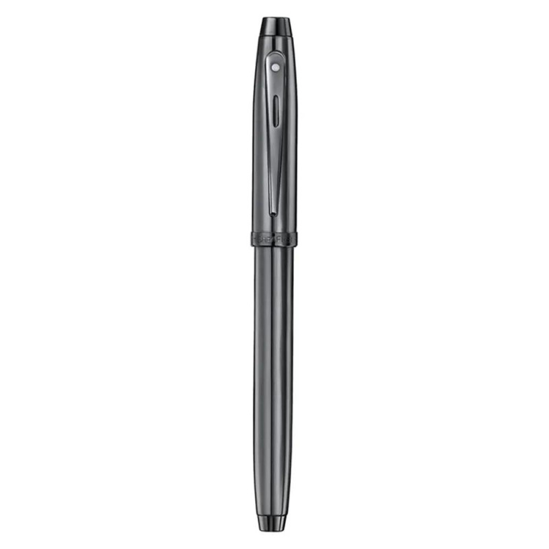 Писалка Sheaffer 100 - Shiny Dark Grey Gun Metal with PVD Trims, размер M