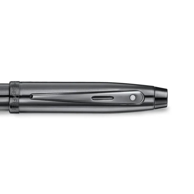 Писалка Sheaffer 100 - Shiny Dark Grey Gun Metal with PVD Trims, размер M