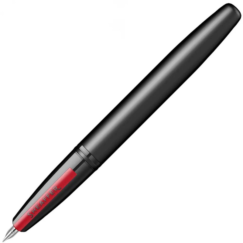 Писалка Sheaffer Icon - Matte Black Lacquer with Red PVD Trims