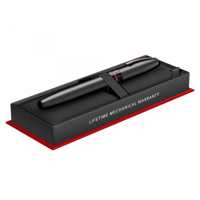 Писалка Sheaffer Icon - Matte Black Lacquer with Red PVD Trims