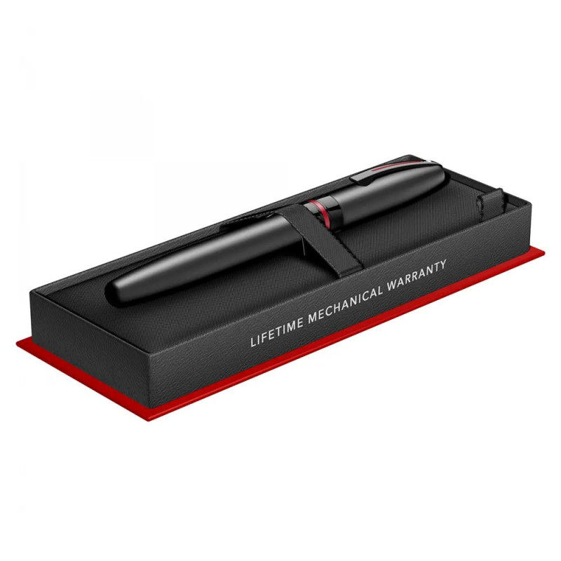 Писалка Sheaffer Icon - Matte Black Lacquer with Red PVD Trims