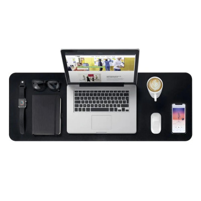 Подложка за бюро Sigel, 80 x 30 см, водоустойчива, черна