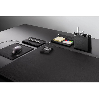 Подложка за бюро Sigel - Cintano, 60x49, изкуствена кожа, черна
