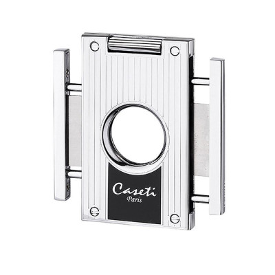 Резачка за пури Caseti - Chrome & Lines, 22 мм