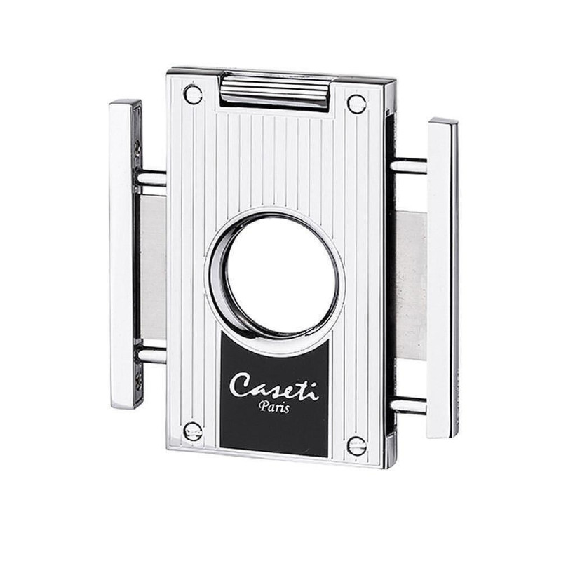 Резачка за пури Caseti - Chrome & Lines, 22 мм