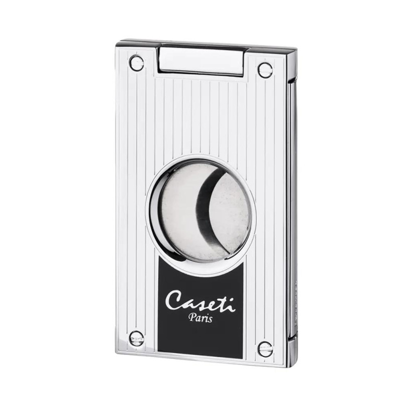 Резачка за пури Caseti - Chrome & Lines, 22 мм