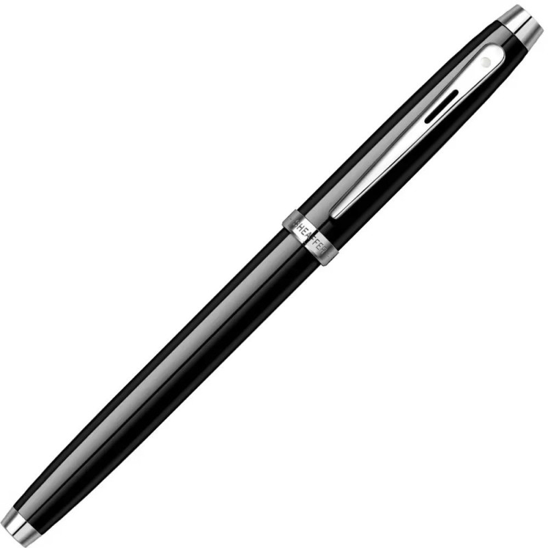Ролер Sheaffer - 100 Glossy Black Lacquer/Chrome