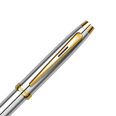 Ролер Sheaffer - 100 Medalist, сребрист, елементи със златно покритие