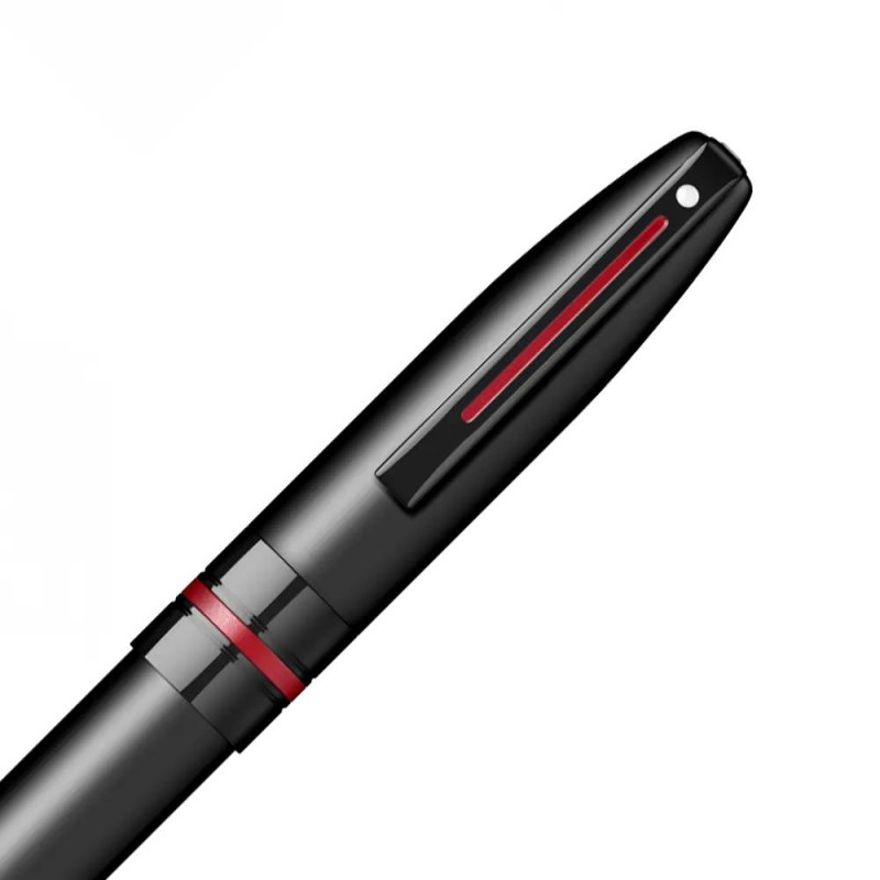 Ролер Sheaffer Icon - Matte Black Laquer with Red PVD Trims