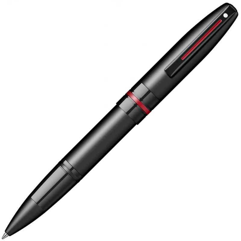 Ролер Sheaffer Icon - Matte Black Laquer with Red PVD Trims