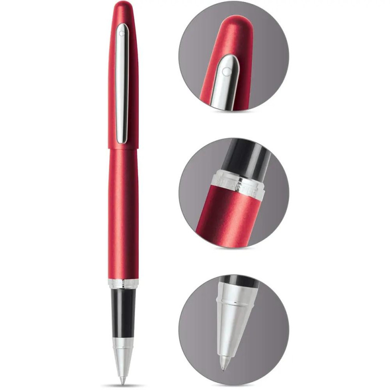 Ролер Sheaffer VFM -  Excessive Red Chrome Trim