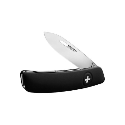 Швейцарско ножче SWIZA - D01, 7.5см острие, 6x функции, черно