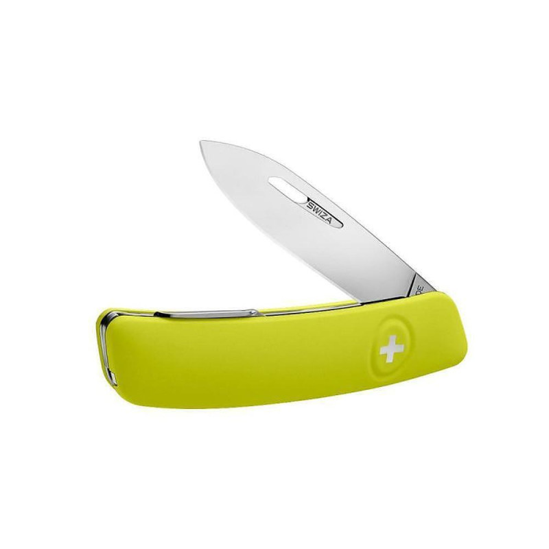 Швейцарско ножче SWIZA - D01, 7.5см острие, 6 функции, зелено