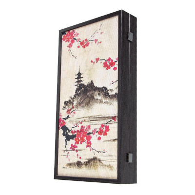 Табла за игра Manopoulos - Oriental Cherry Blossom, 53x48 см