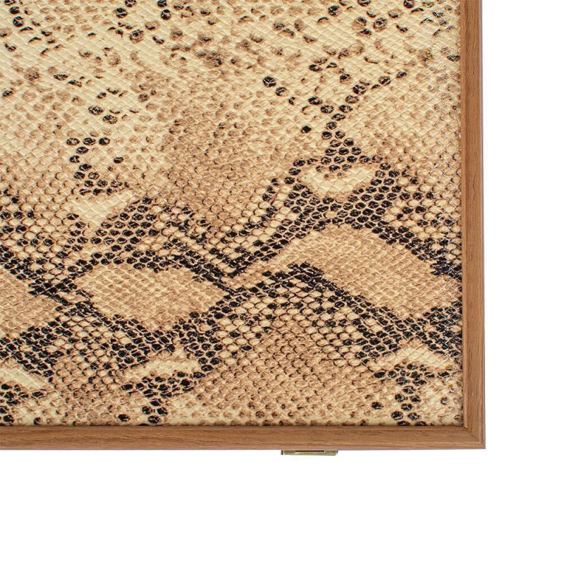 Табла за игра Manopoulos - Snake Tote, естествена кожа, 60x48 см