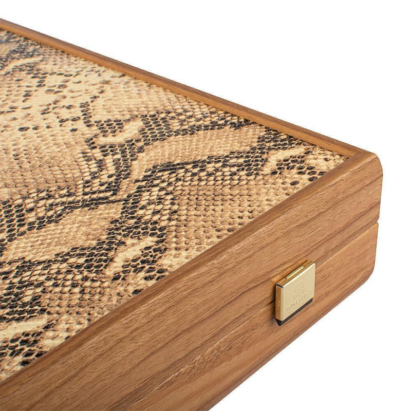 Табла за игра Manopoulos - Snake Tote, естествена кожа, 60x48 см