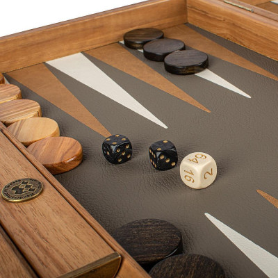 Табла за игра Manopoulos - Snake Tote, естествена кожа, 60x48 см