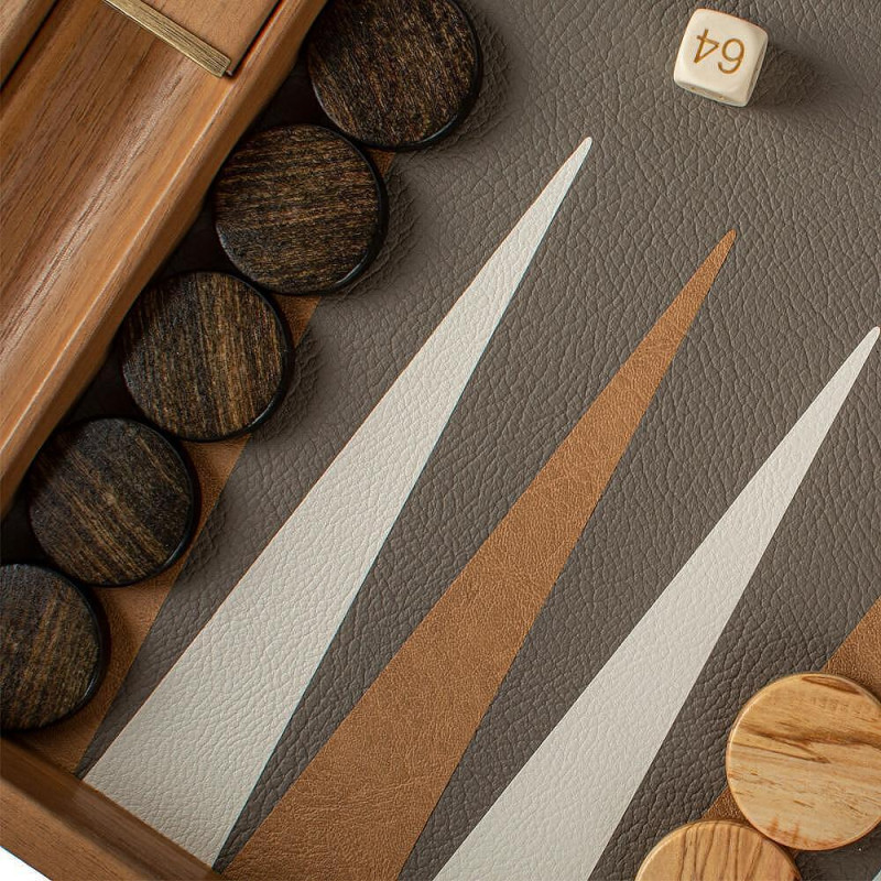 Табла за игра Manopoulos - Snake Tote, естествена кожа, 60x48 см