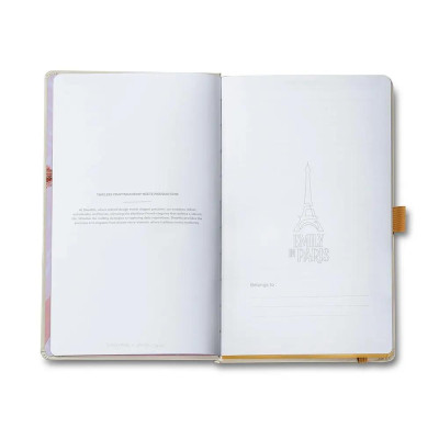Тефтер Sheaffer - Emily in Paris, А5, линиран, бежов
