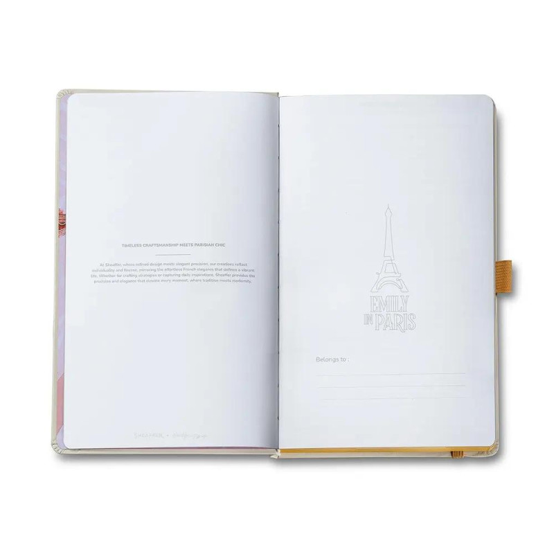Тефтер Sheaffer - Emily in Paris, А5, линиран, бежов
