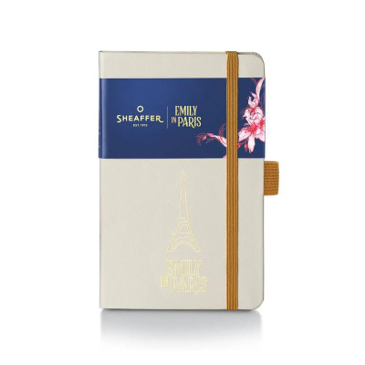 Тефтер Sheaffer - Emily in Paris, А6, линиран, бежов