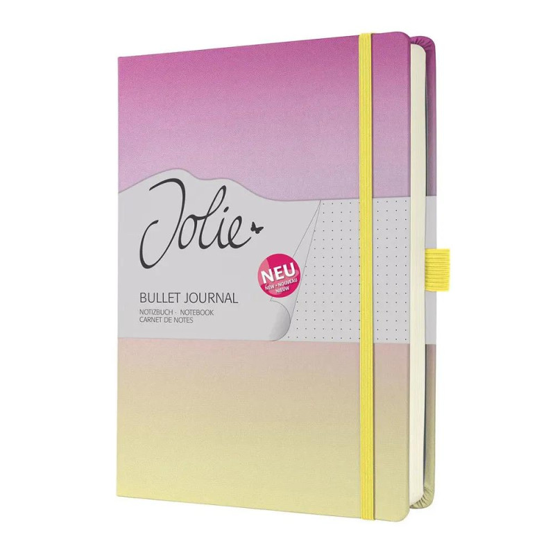Тефтер Sigel Bullet Journal - Jolie, Gradient Ice Cream, A5+, твърда корица, на точки