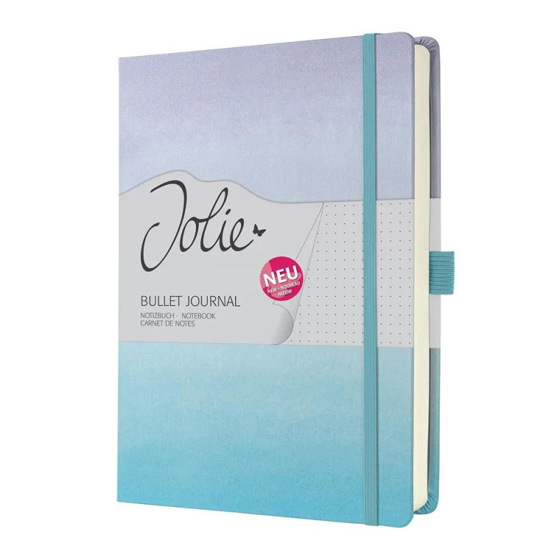 Тефтер Sigel Bullet Journal - Jolie, Gradient Sky, A5+, твърда корица, на точки