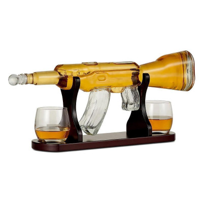 Уиски сет Oak & Steel Kalashnikov - декантер с две чаши