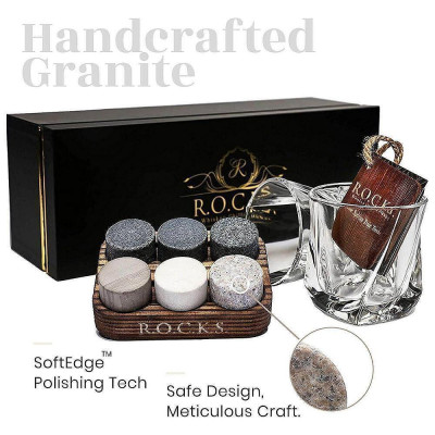 Уиски сет R.O.C.K.S. The Connoisseur's Set - Twist Whiskey Glass Edition