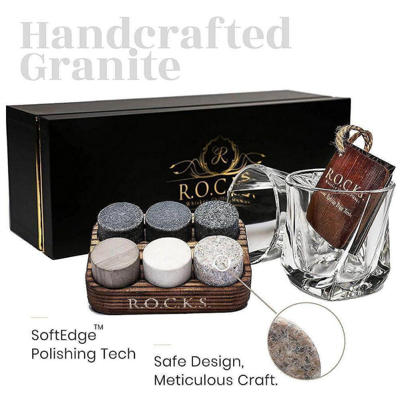 Уиски сет R.O.C.K.S. The Connoisseur's Set - Twist Whiskey Glass Edition