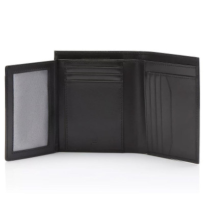 Вертикален мъжки портфейл Porsche Design Classic Billfold 11, с RFID защита, черен