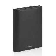 Вертикален мъжки портфейл Porsche Design Classic Billfold 13, с RFID защита, отделение за паспорт, черен