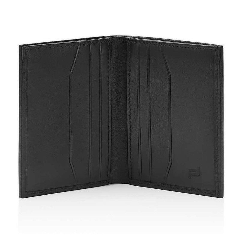 Вертикален мъжки портфейл Porsche Design Classic Billfold 6, с RFID защита, черен