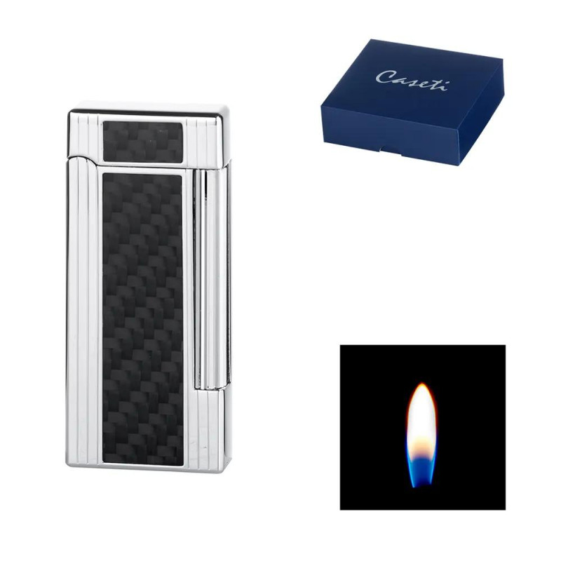 Запалка Caseti Chrome/Black, Carbon