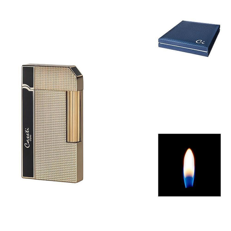 Запалка Caseti Rome Flint, Black/Gold Caree