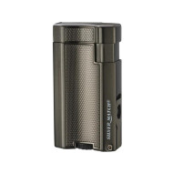 Запалка Silver Match - Gun Metal, с пънч и поставка за пура