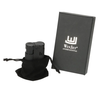 Запалка Winjet - Carlton, с вграден пънч за пури, черна