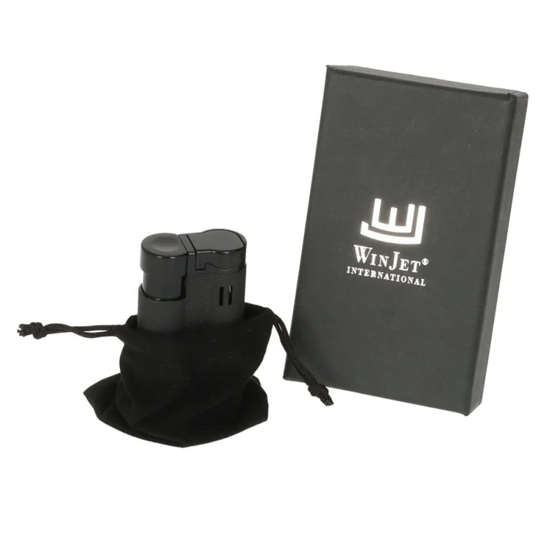 Запалка Winjet - Carlton, с вграден пънч за пури, черна