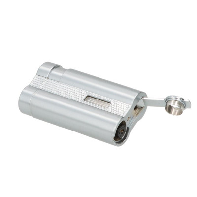 Запалка Winjet - Carlton, с вграден пънч за пури, сребриста