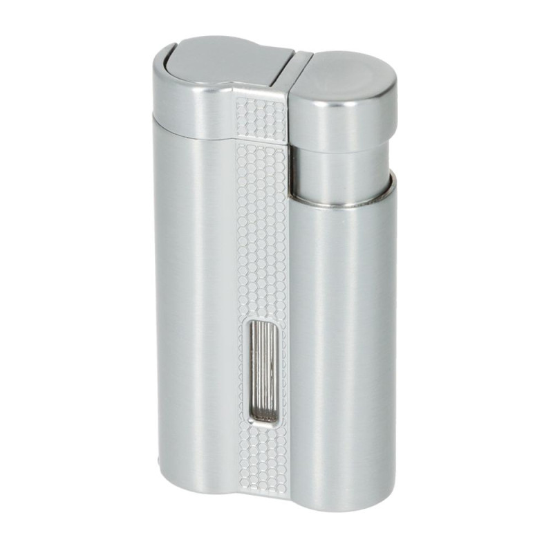 Запалка Winjet - Carlton, с вграден пънч за пури, сребриста