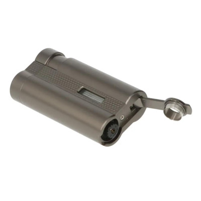 Запалка Winjet - Carlton, с вграден пънч за пури, тъмносива