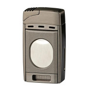 Запалка WinJet - Premium Anthracite, с вградена резачка за пури, сива