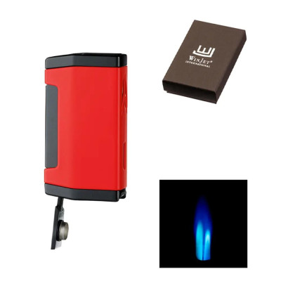 Запалка WinJet Red/Black, с вграден пънч
