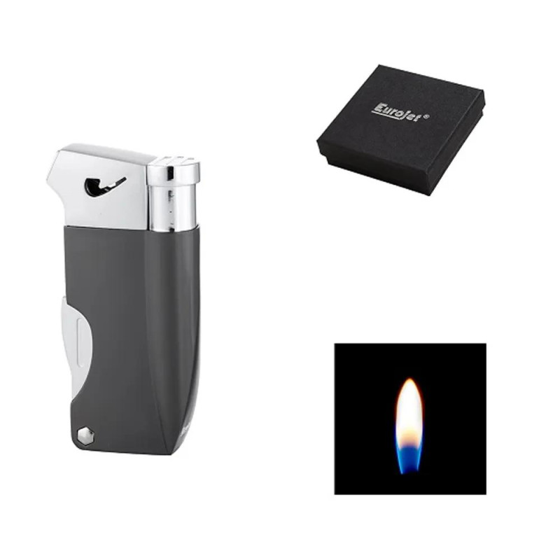 Запалка за лула Eurojet Pipe, черна/хром