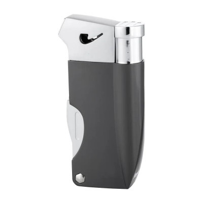 Запалка за лула Eurojet Pipe, черна/хром