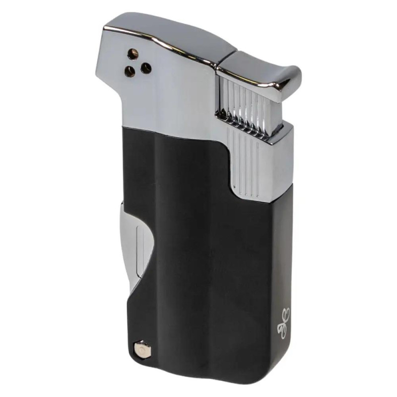 Запалка за лула Jean Claude - Philip, с вградени инструменти, хром-черен мат