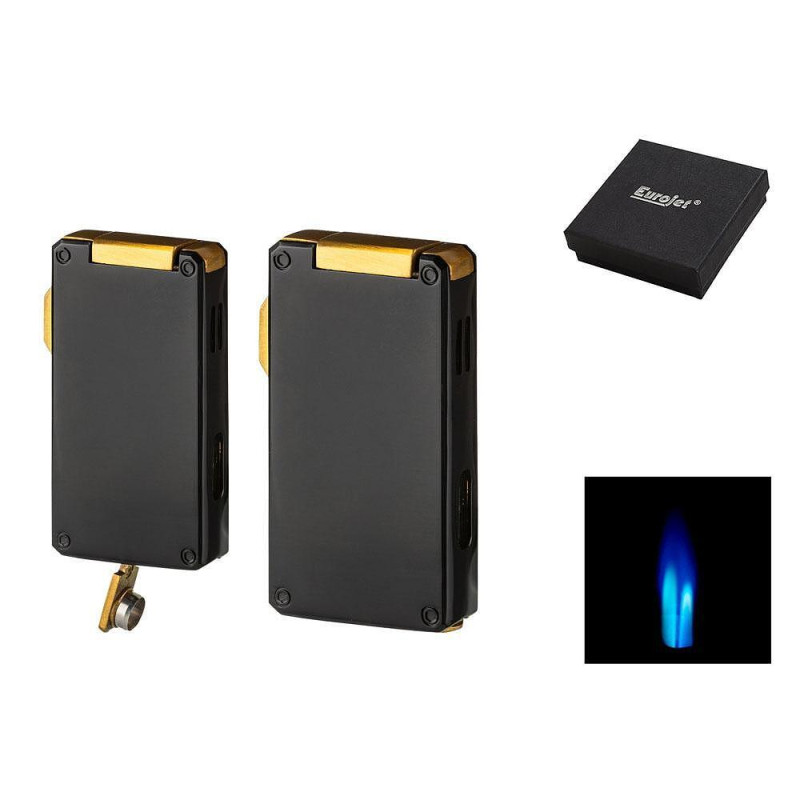 Запалка за пури Eurojet - Biden, Jet пламък, с пънч за пури